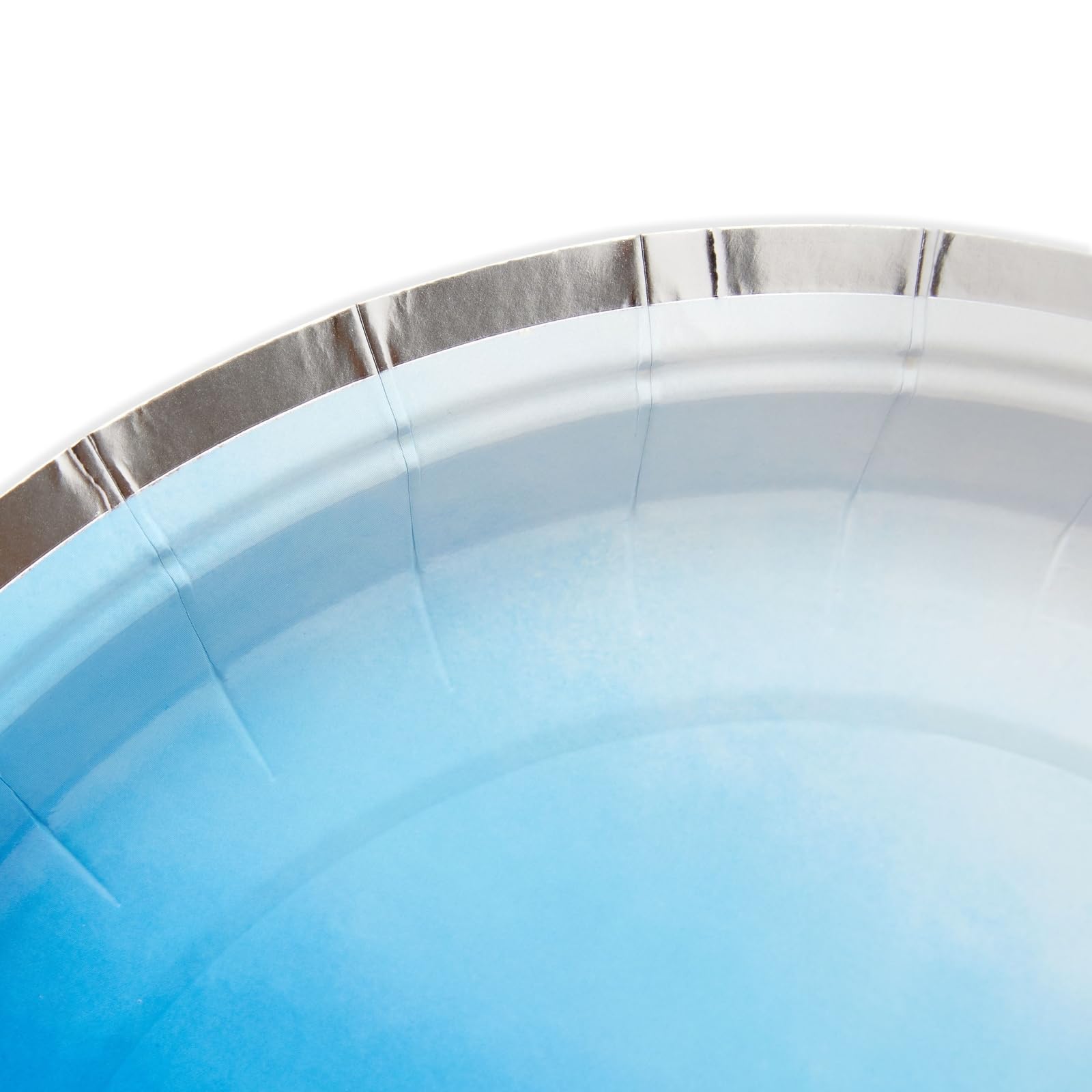 202 decorazioni per feste blu reale sfumate – servono 50 forniture per feste di compleanno blu e argento con piatti di carta, tovaglioli, bicchieri e tovaglie