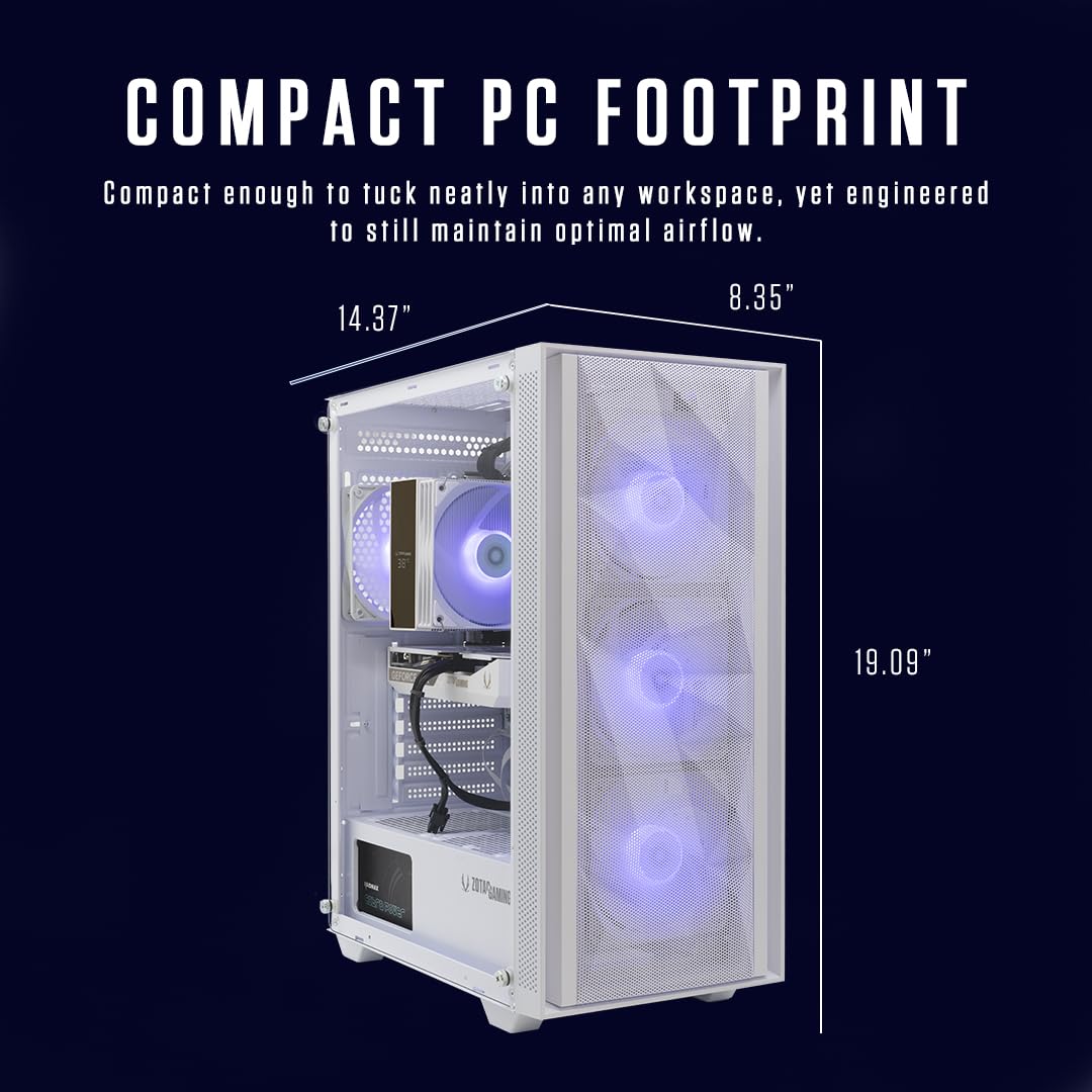 ZOTAC MEK Gaming PC Desktop, GeForce RTX 5060 8GB GDDR7, AMD Ryzen 5 9600X image 2