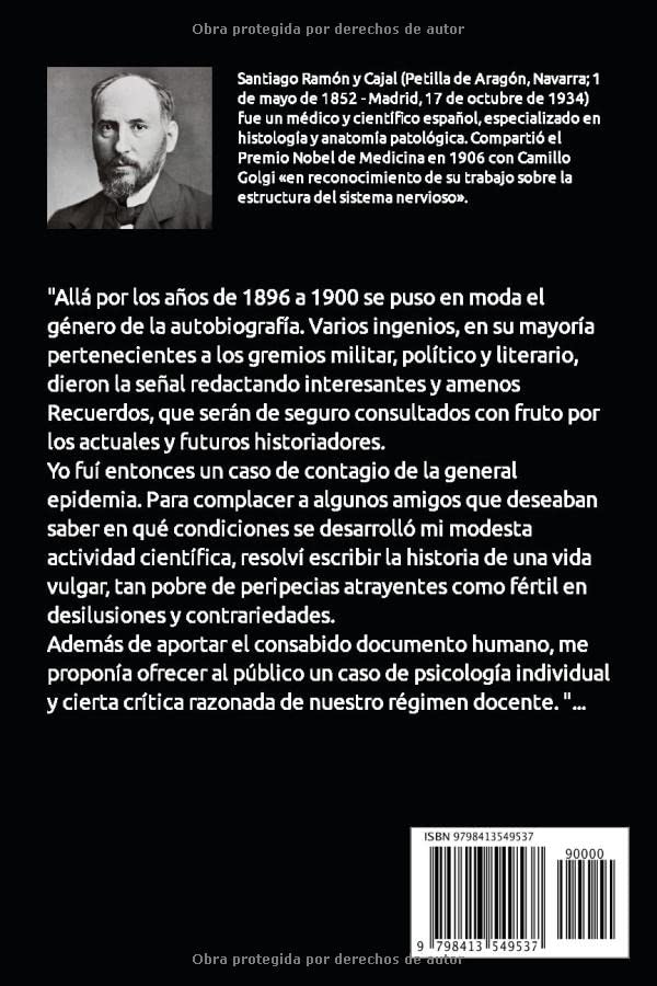 Vista 2 de Recuerdos de mi vida TOMO I ( Mi Infancia y Juventud) - TOMO II (Historia De mi Labor Científica) Ilustrado - Anotado (Spanish Edition)