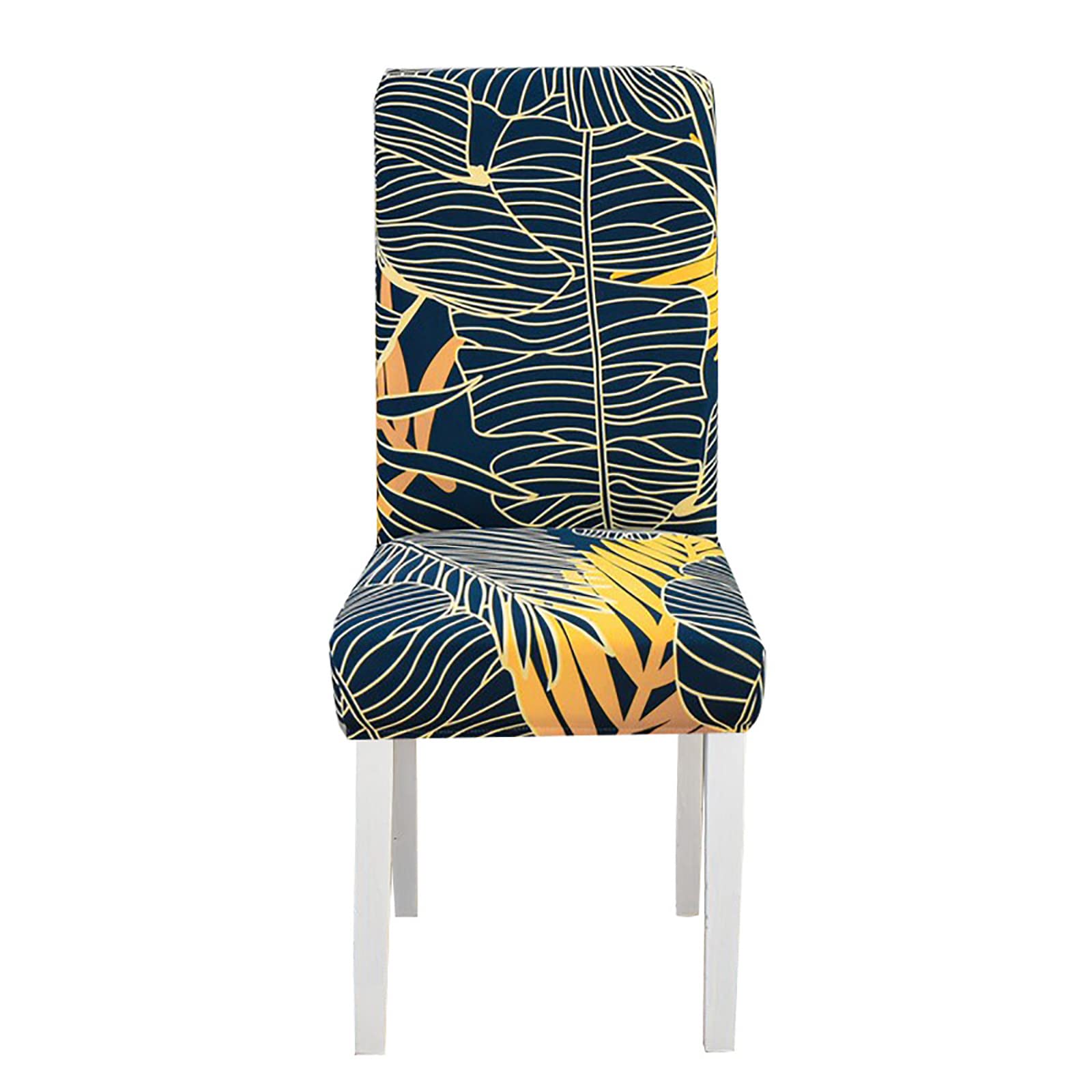 Housse de chaise extensible contre les taches de cuisine pour salle à manger