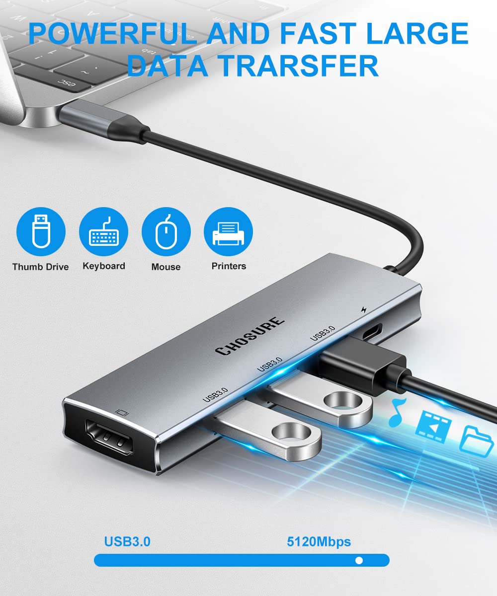 USB-C (m) naar HDMI (v) Adapter - 8K 30Hz - 0,1m - Bestel nu