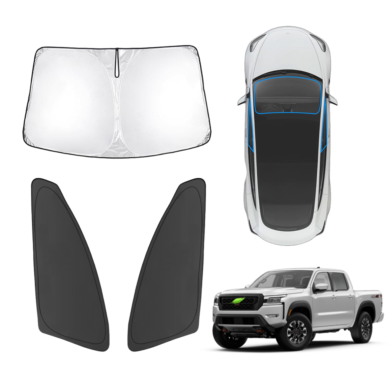 Amazon.com: Karltys 3PCS Windshield Sun Shade for Nissan