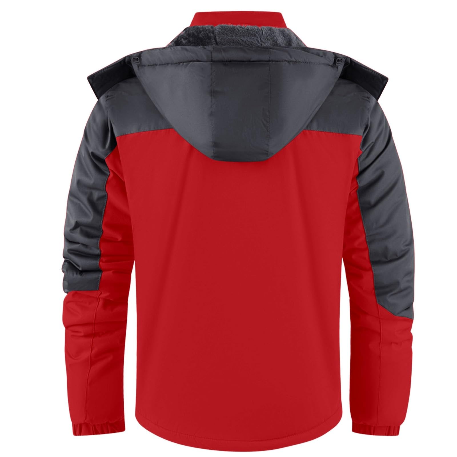 Generisch Chaqueta de forro polar para mujer, chaqueta de invierno, impermeable, transpirable, gruesa, cálida, resistente al viento, chaqueta de softshell, para exteriores, senderismo, trekking