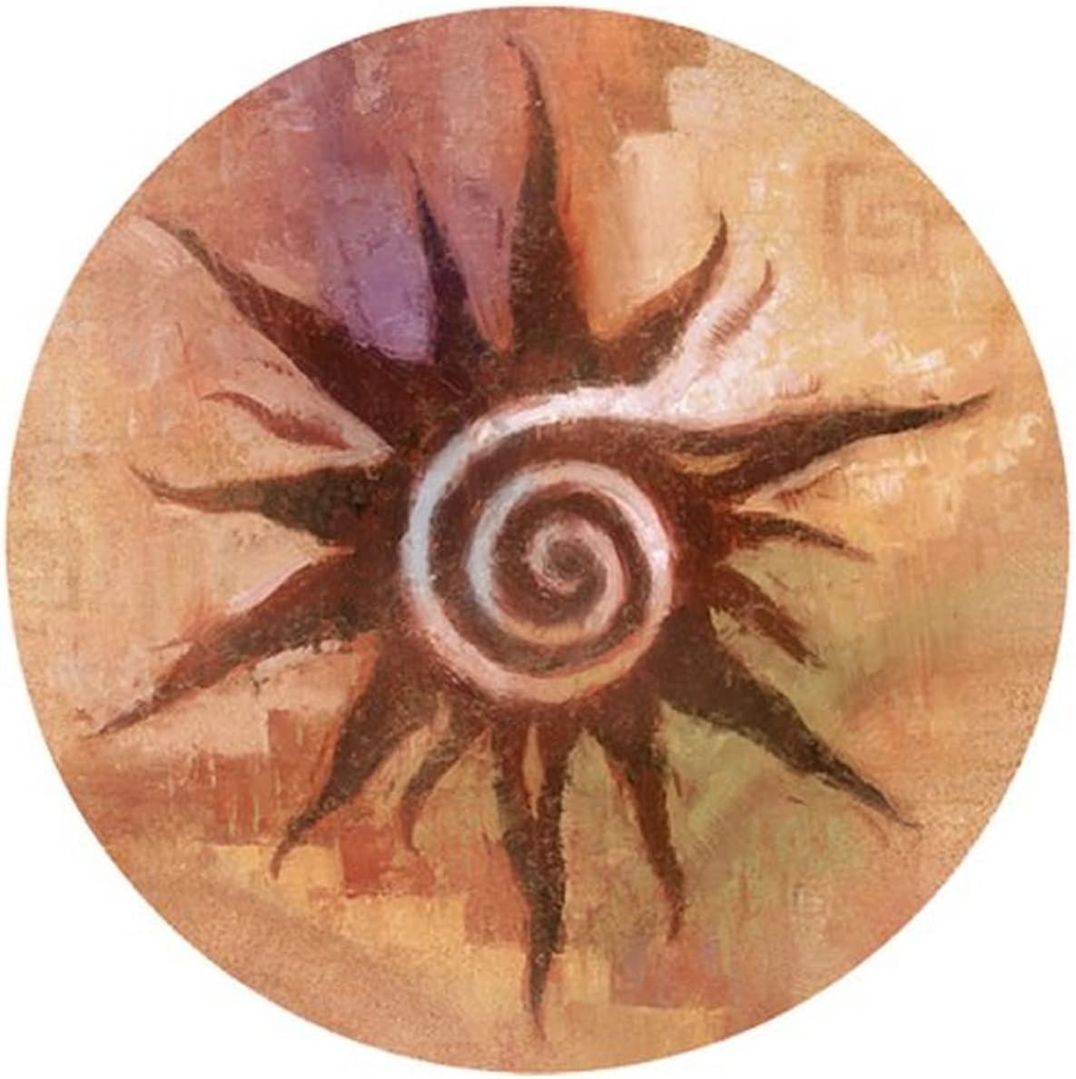 Thirstystone Spiral Sun Natural Sandstone Coaster 4 Pack