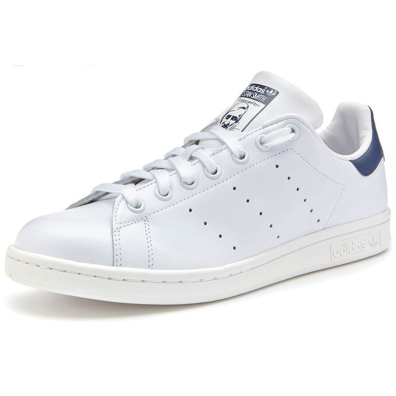adidas(アディダス) スタンスミス M20325 Running White/New Navy(ホワイト×ネイビー) 25.0cm