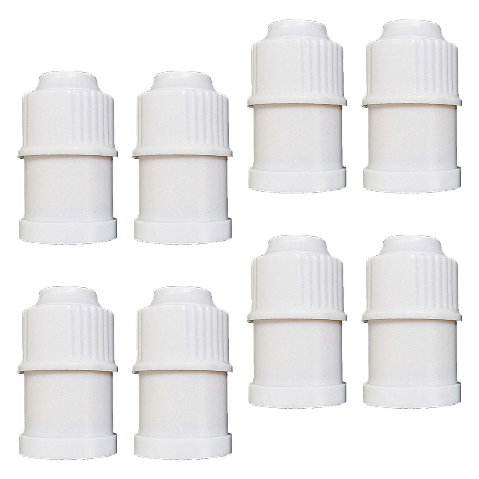 CALANDIS® 8 Pieces E27 Socket Adapter Practical 6.1cmx0.29cm Universal LED Lamp Holder | 8 E27 Screw Led Light Bulbs-image-46