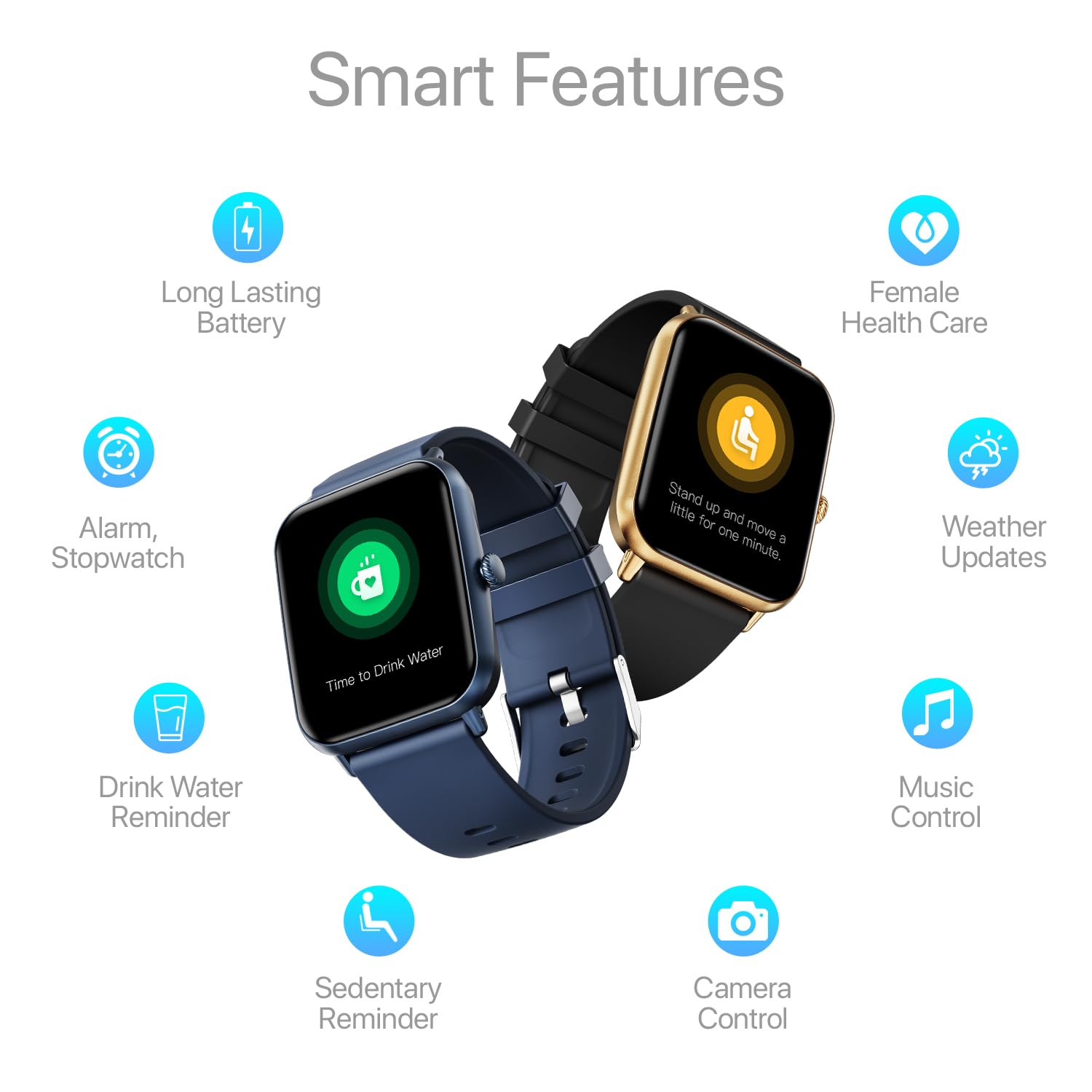 Fire-Boltt Ninja Call Pro Smart Watch Dual Chip Bluetooth Chiamate, display da 1,7 pollici, Assistenza vocale AI con 100 modalità sportive, con SpO2 e monitoraggio della frequenza cardiaca