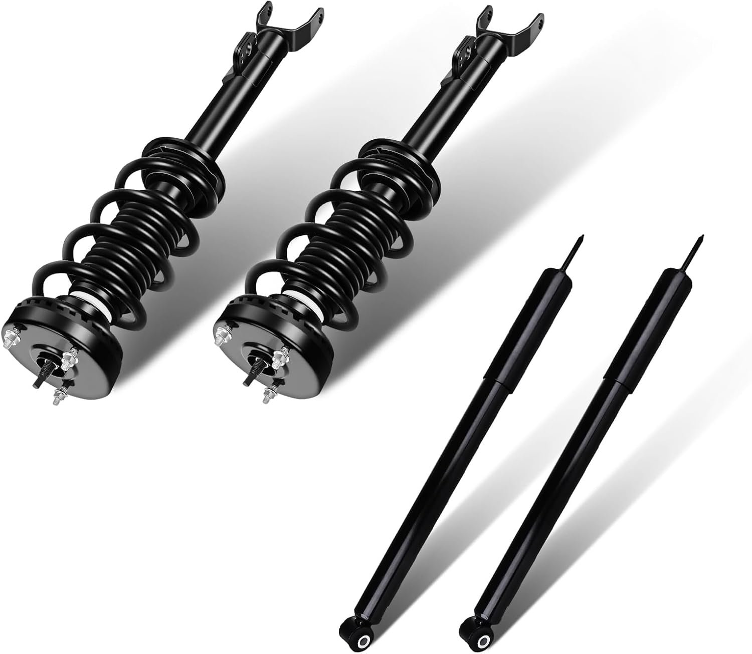 SCITOO Front and Rear Complete Struts Assembly Shock Absorber for Dodge Challenger 2012-2017,for Dodge Charger 2011-2017 Automotive Replacement Struts 272665 349065 5797 - Set of 4