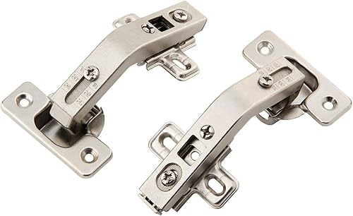 Silverline Lazy Susan - Placa de marco de bisagra de 135 grados para conectar esquina gabinete de cocina, repuestos de accesorios de puerta plegada,