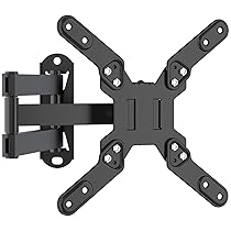 XINLEI Supporto TV da Parete Girevole, Staffa TV con Braccio Orientabile & Estendibile, Inclinazione e Rotazione per Schermi LED, LCD, Plasma 13-42 Pollici, Portata Max 20 kg