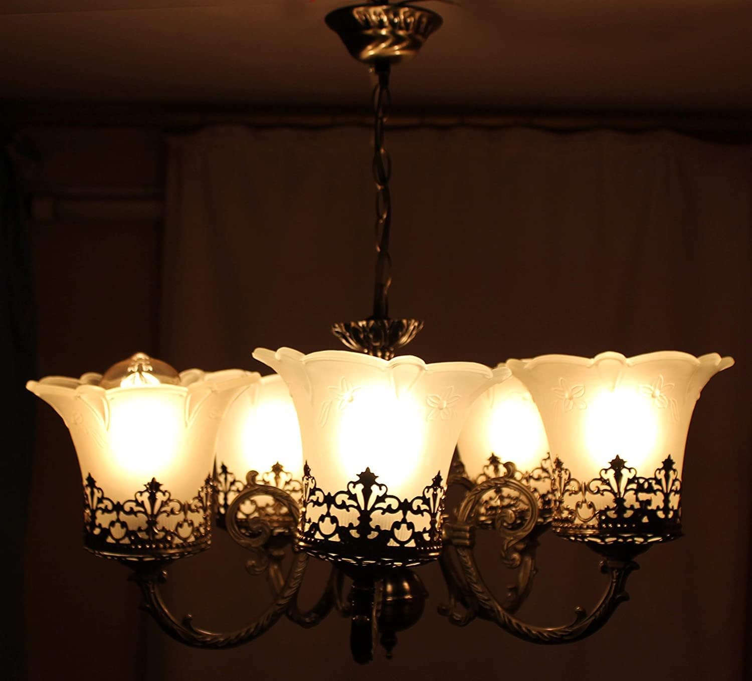 Modern Black Chandelier - Farmhouse Lighting -12
