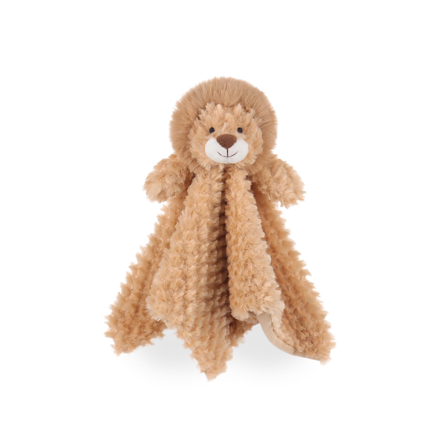 Plush Lion Soft Loveys for Babies, Security Blanket for Baby Boy and Girl, 14x14 Inches for Infant and Toddlers