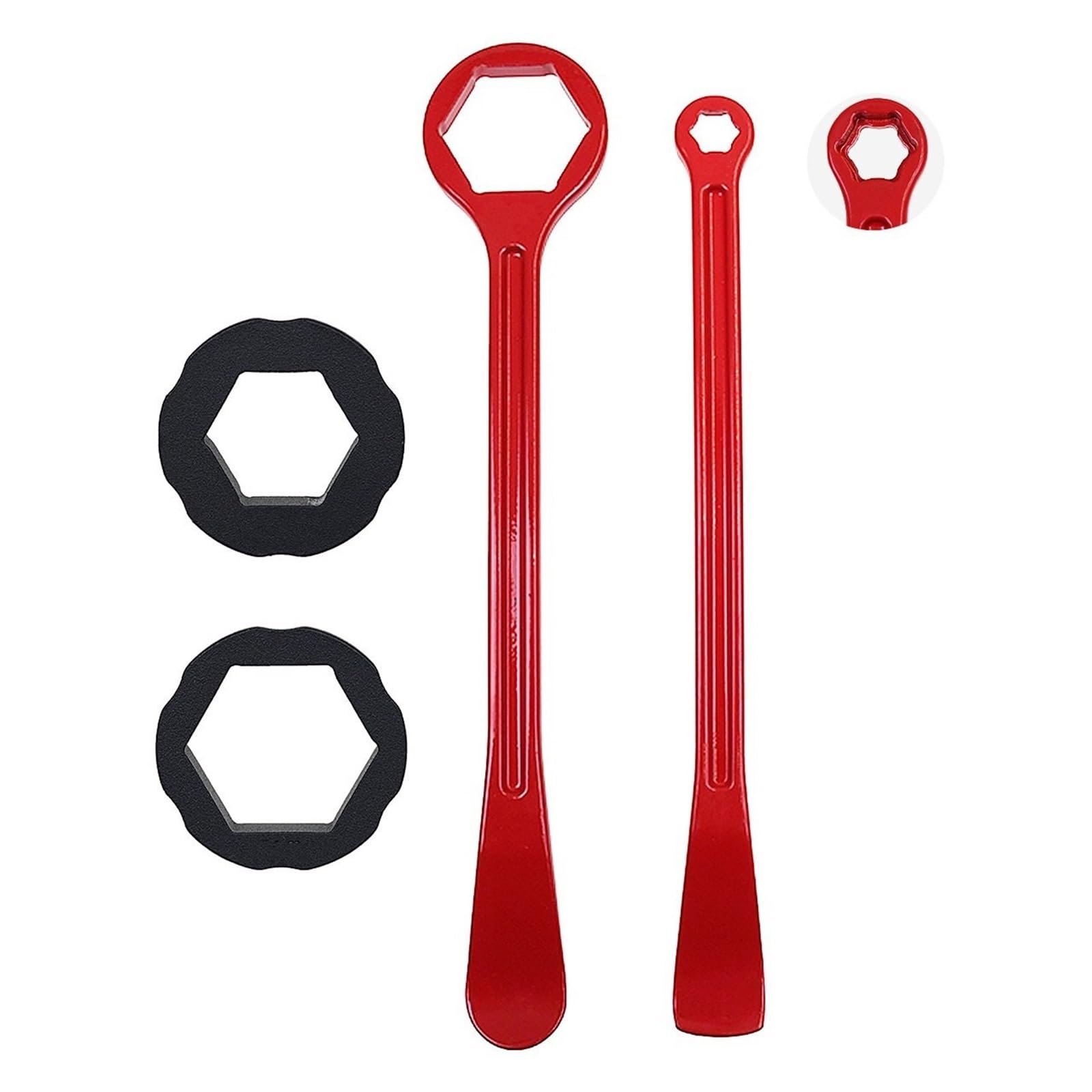 QZIVNBPM Tire Installation Tool Fit for Suzuki for Kawasaki for Honda for Yamaha for for Husqvarna Flywheel Locking Tool Puller
