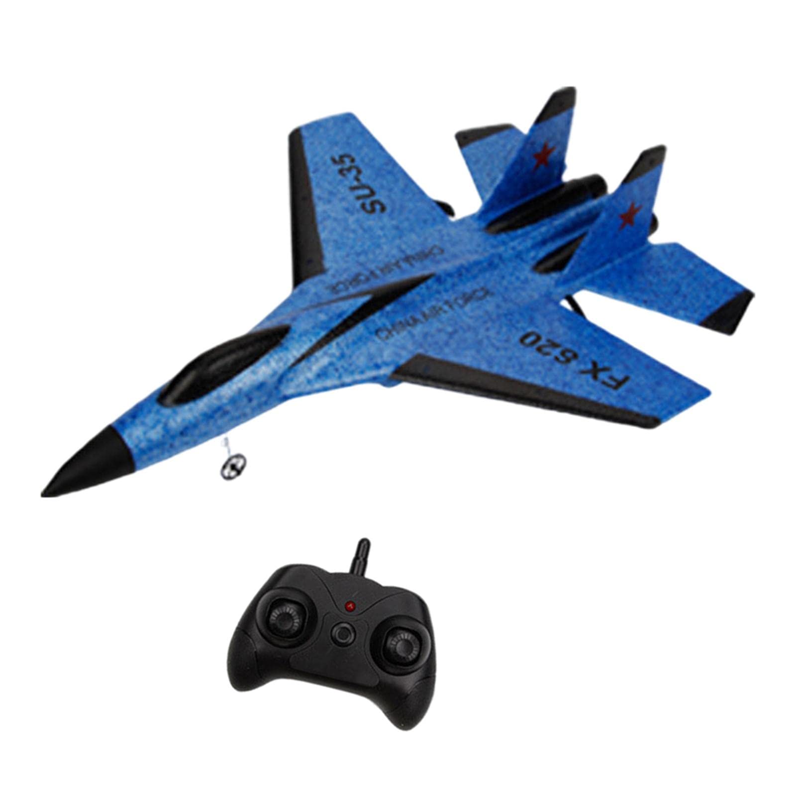 Avion Planeur RC En Mousse EVA – Lumières LED, Vol Nocturne, 4 Canaux – 15 Min De Vol – Cadeau Pour Enfants Et Adultes