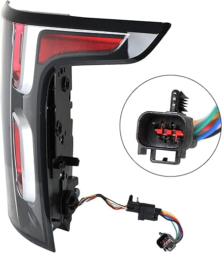 Vista 10 de Caenagrion GENRICS - Repuesto para Land Rover Range Rover L405 2018 2019 2020 luces traseras de lente transparente, montaje de luz trasera izquierda