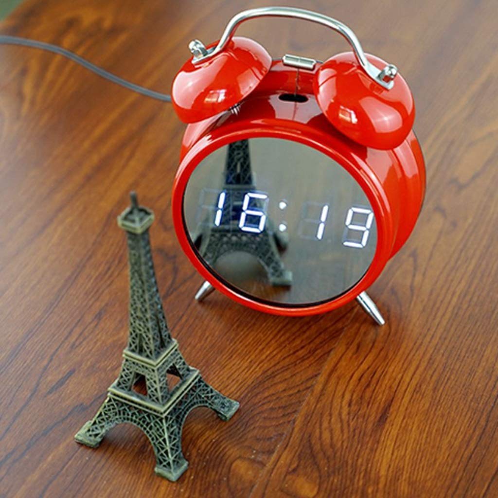 Mini Sveglia Digitale a LED da Tavolo Elettronica, Temperatura, Data, Orologio, Decorazione Domestica, Orologio Digitale