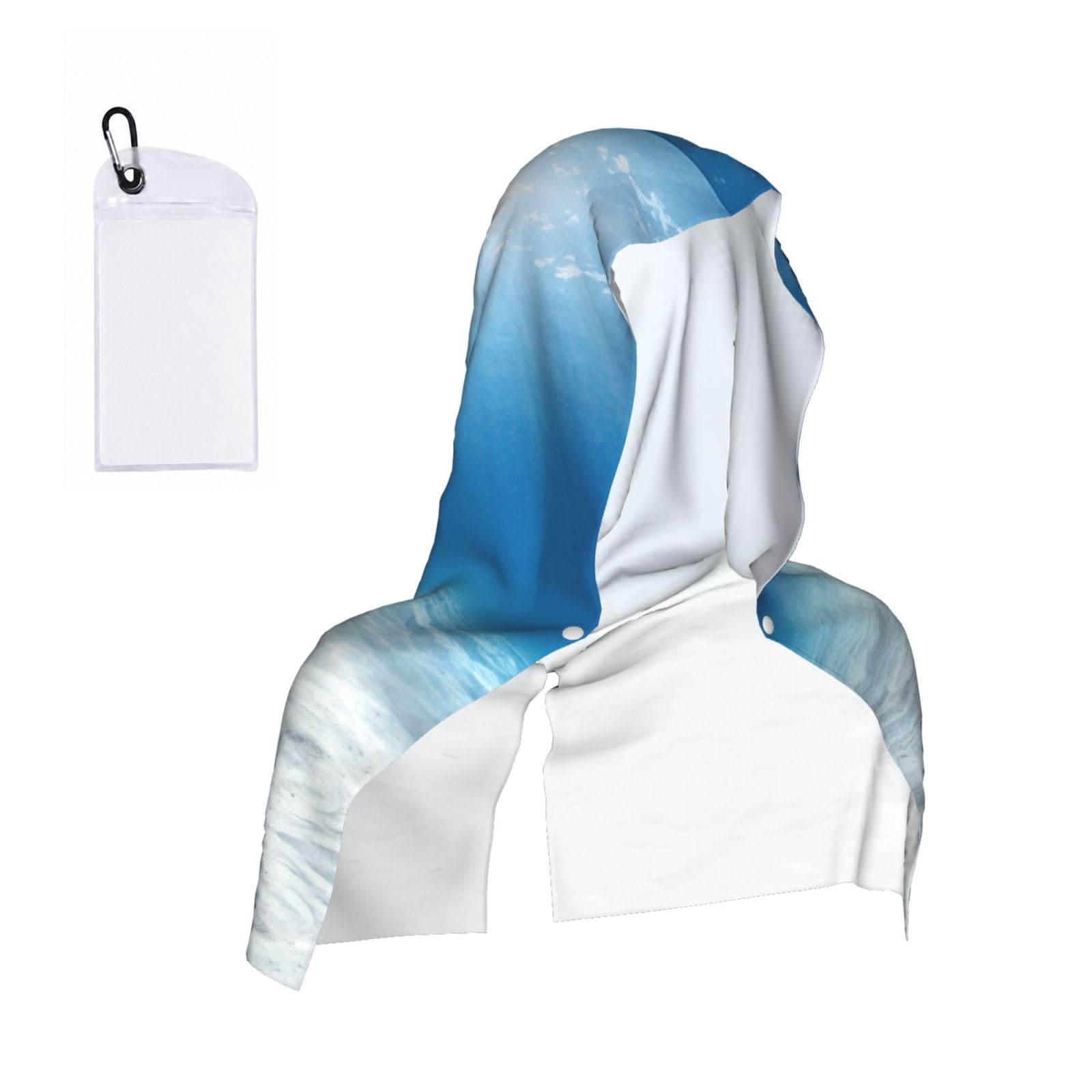 ZYJHYY Tiger Shark Print Unisex Swimming Towel Practical Camping Towel Skin-Friendly Cooling Towel For Workout Training