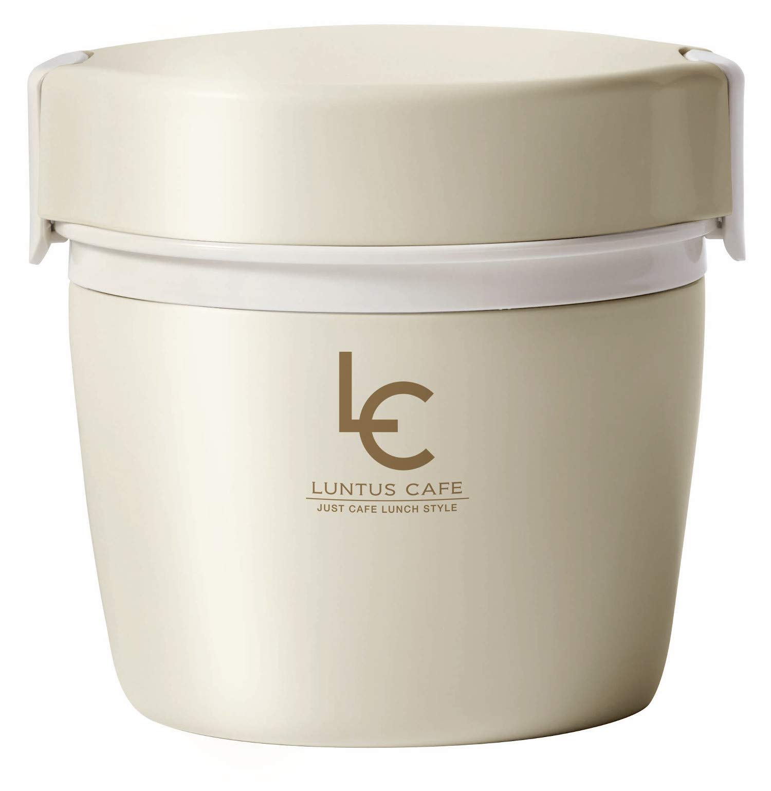 ASVEL Lantus Cafe Bowl Insulated Lunch Jar 17oz Cream Rice Side Dish Set