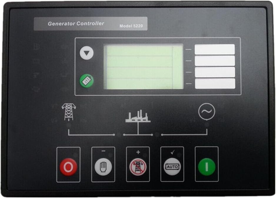 DSE5220 Generator/Engine/Genset Controller Auto Start Control Module Panel Remote Monitor with AMF Complete Replacement for Deep Sea 5220