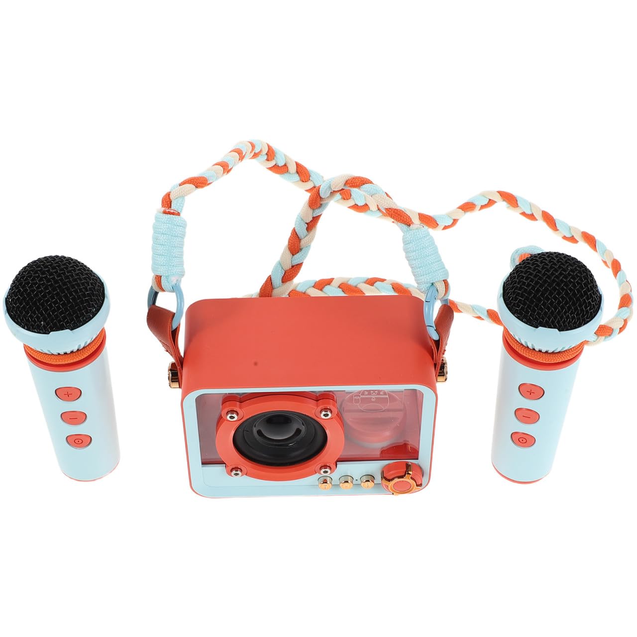 Ciieeo Micrófono Portátil de Karaoke Inalámbrico con Altavoz Inalámbrico Abs, Batería de Larga Duración para Picnics y Camping en Casa