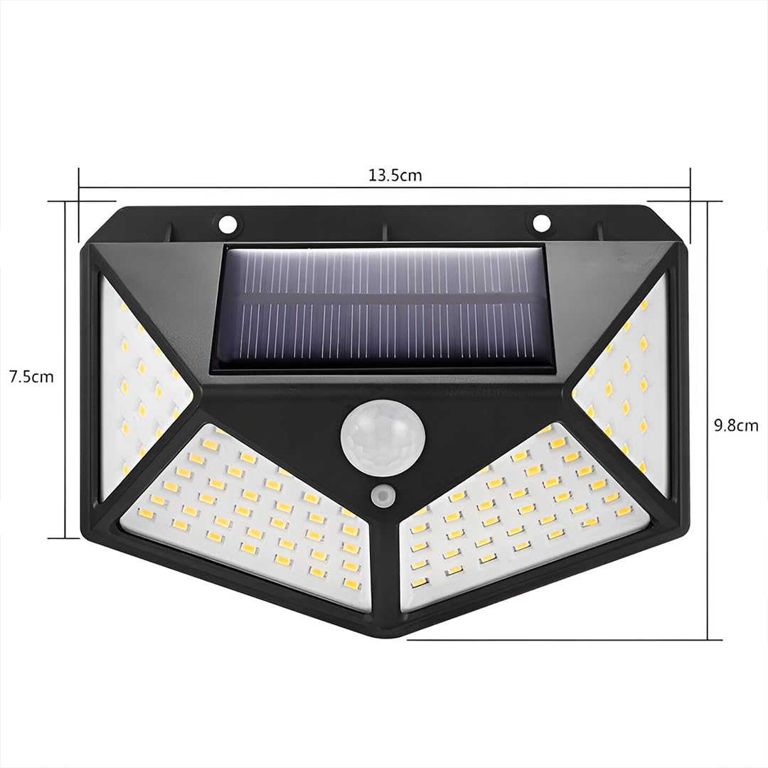 Lampa solarna ścienna LED BK-100