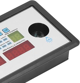 Fdit Intelligent Incubator Thermostat Controller, Digital Automatic Temperature Humidity Monitor with Alarm Egg Light Countdown Timer 12V ABS 150 x 88 x 30 mm for Egg Hatchers