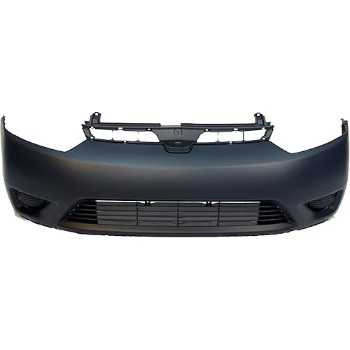FitParts Compatible With Front Bumper Cover 2006-2008 Honda Civic Coupe DX-G EX LX Si Coupe 06-08. New, Primed and Ready for Paint. With Fog Light Holes. HO1000237 04711SVAA90ZZ 2007