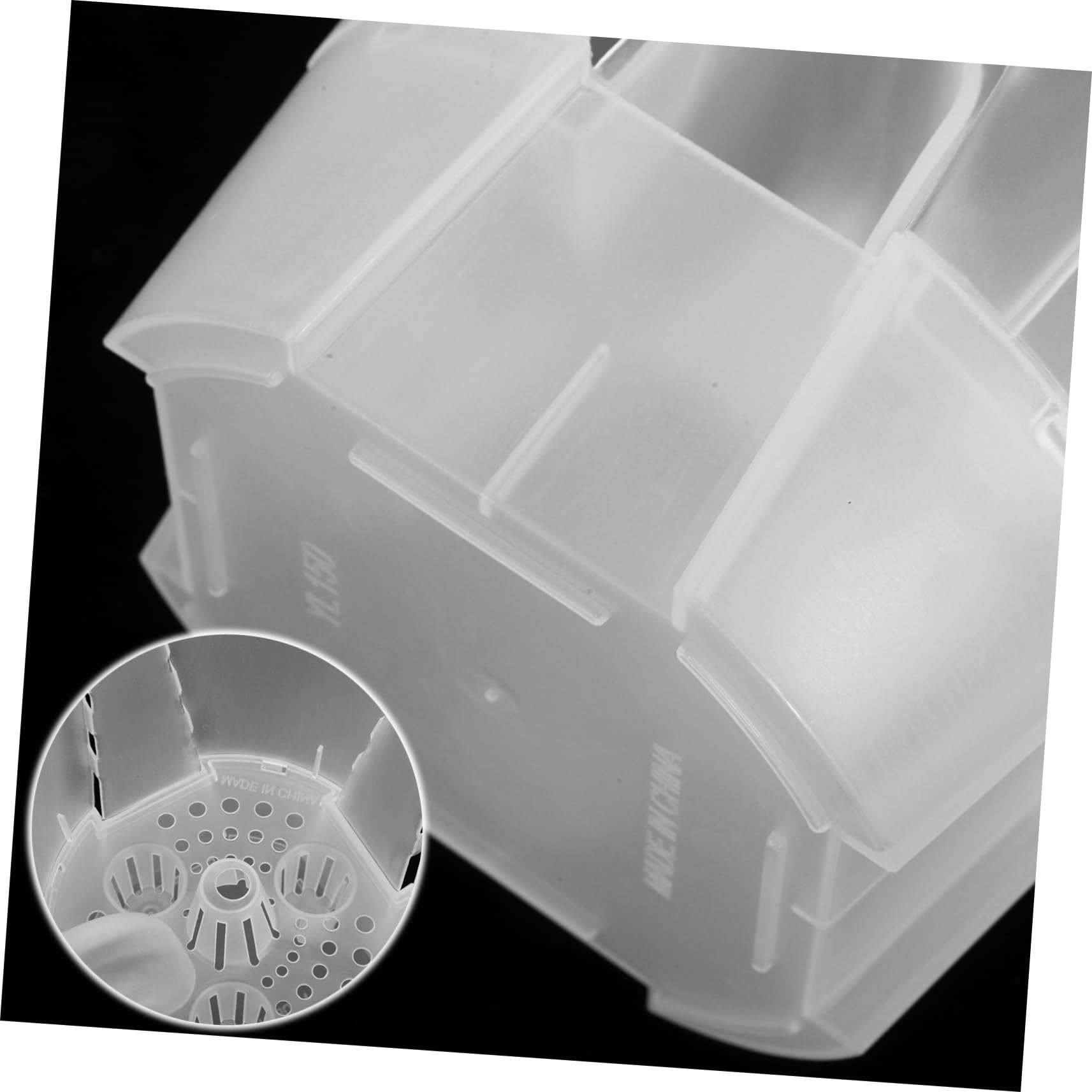 6pièces Pots De Fleurs Transparent avec Drainage Automatique Pots De Plantes pour Intérieur pour Orchidées Et Plantes Intérieur