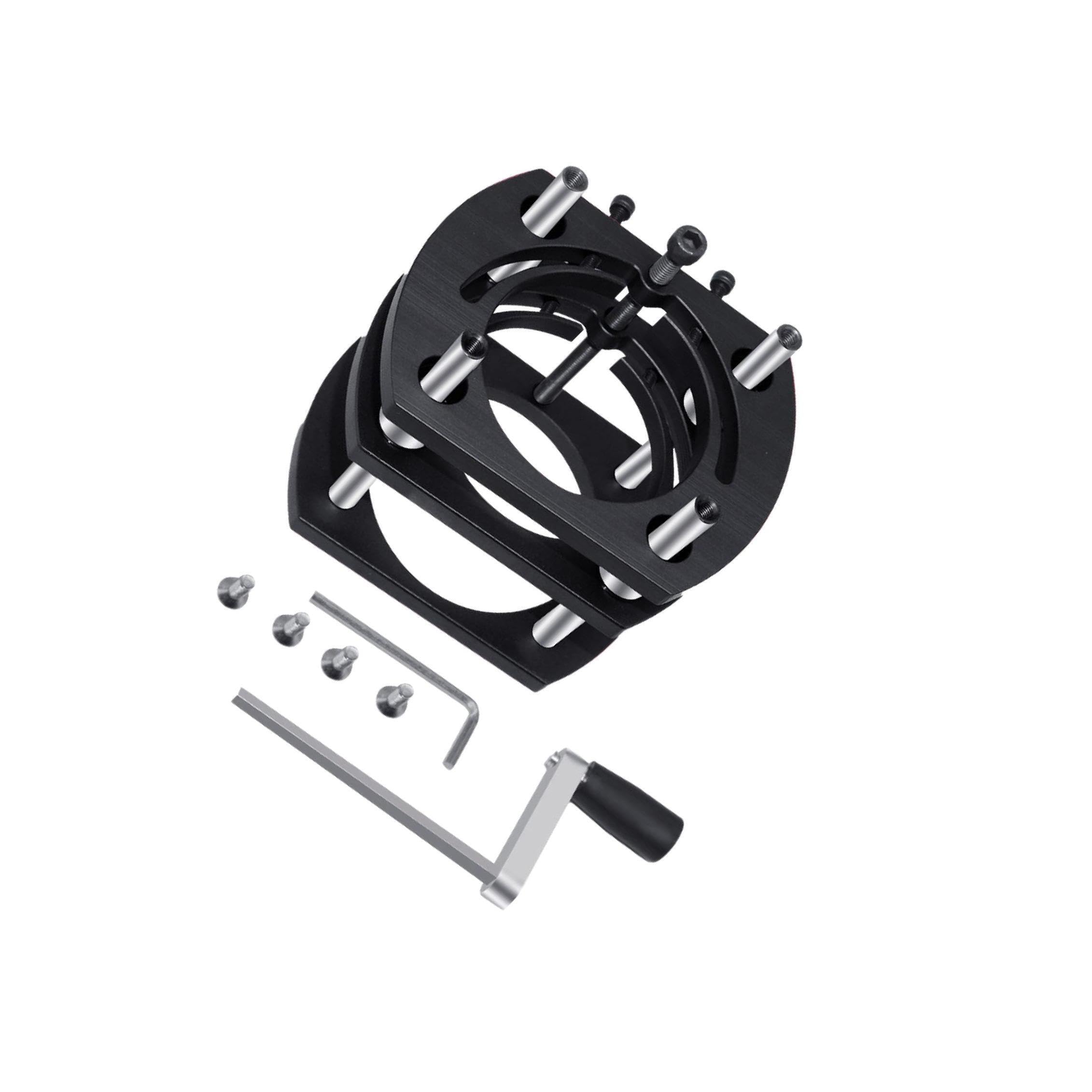 Pixzcsa Stainless Steel 4 Jaw Clamping System In Router Lift Base Ensures