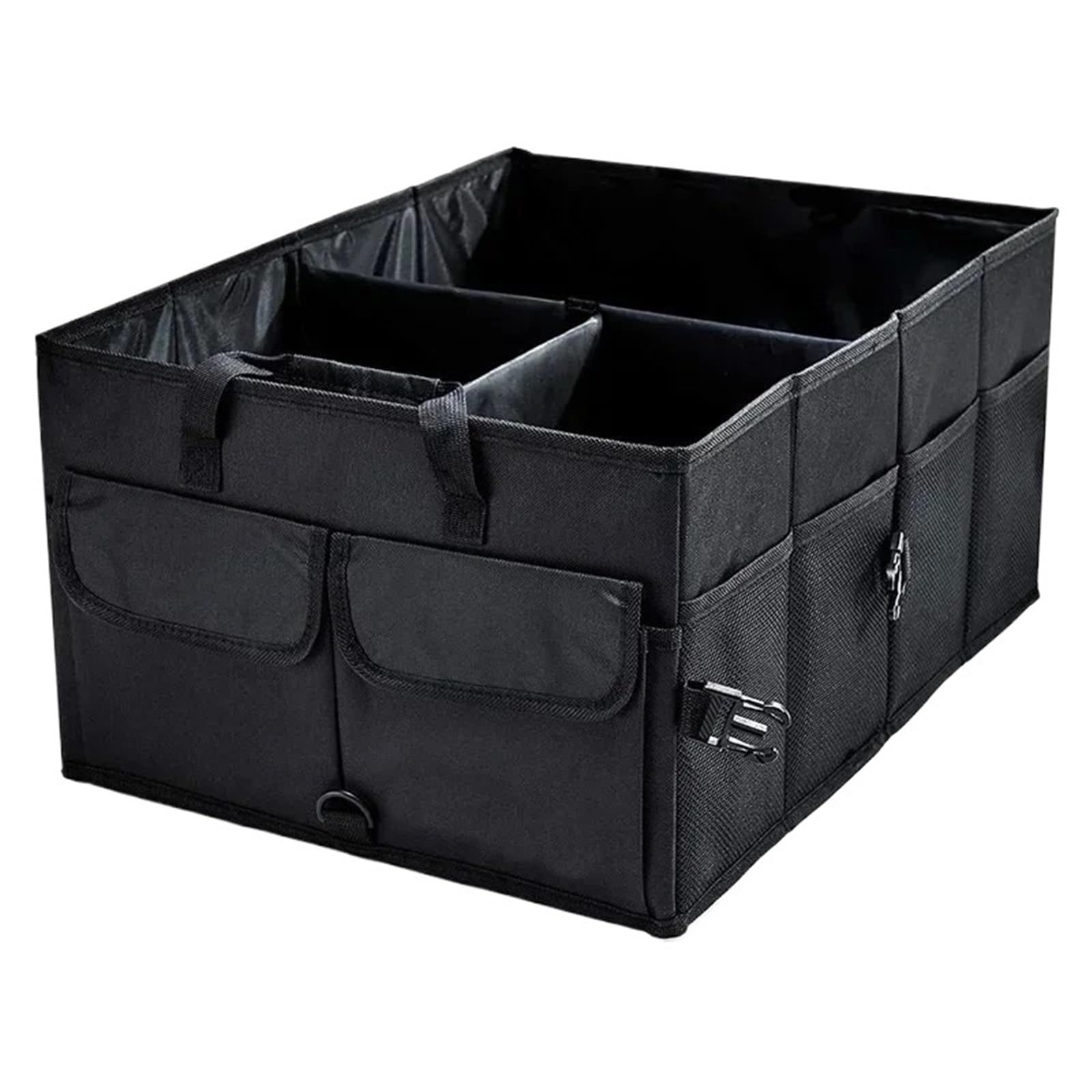 MKYYIOED Car Storage Box Big Capacity Car Storage Box Trunk Organizer Collapsible Cargo Tool Auto