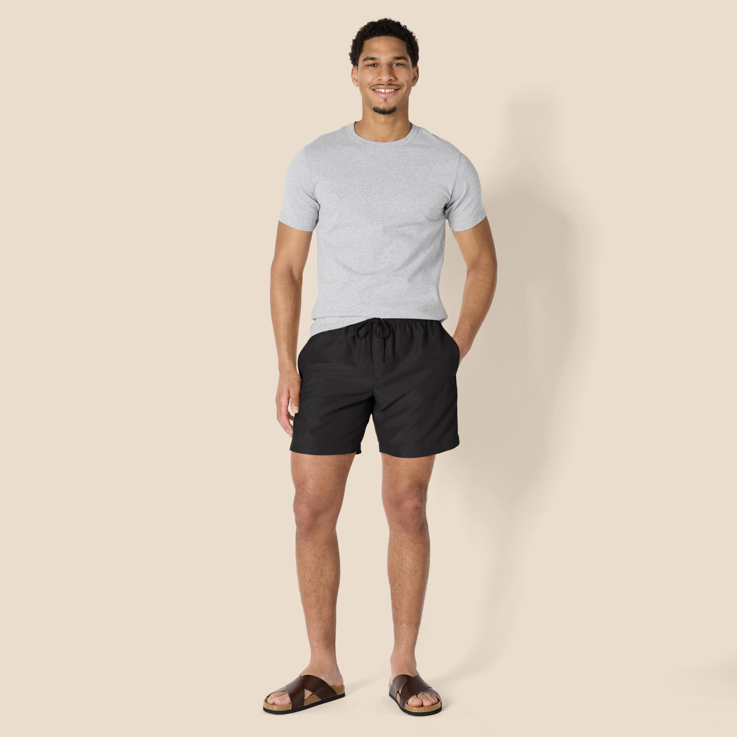 Amazon Essentials Costume a Boxer Ad Asciugatura Rapida 18 cm - Colori Fuori Produzione Uomo