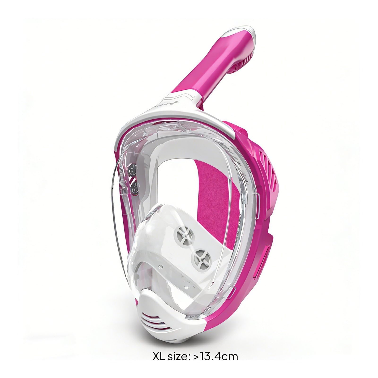 Máscara Facial Completa de Snorkel Ligero Máscara Completa de Buceo Ajustable Snorkel Seco para Natación