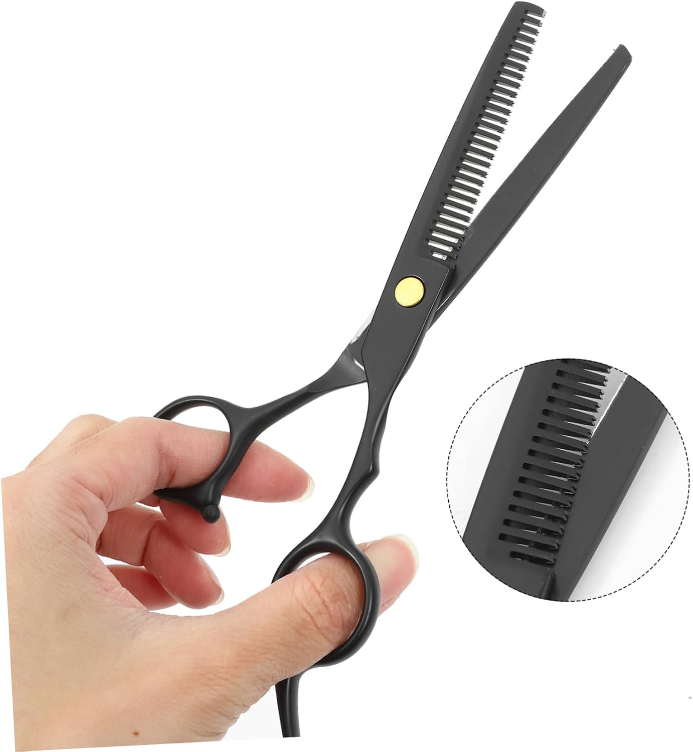 VICASKY 1Set Professional Hair Cutting Shears Hairdressing Kit with Thinning Scissors Combs and Barber Cape for Versatile Styling and Trimming