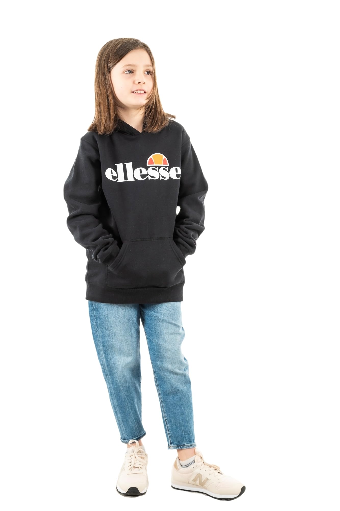 Sweat à Capuche Ellesse Isobel Pour Fille - Tissu Doux, Coupe Régulière - Poche Kangourou, Poignets Et Taille élastiqués - Look Décontracté Et Confortable - 7