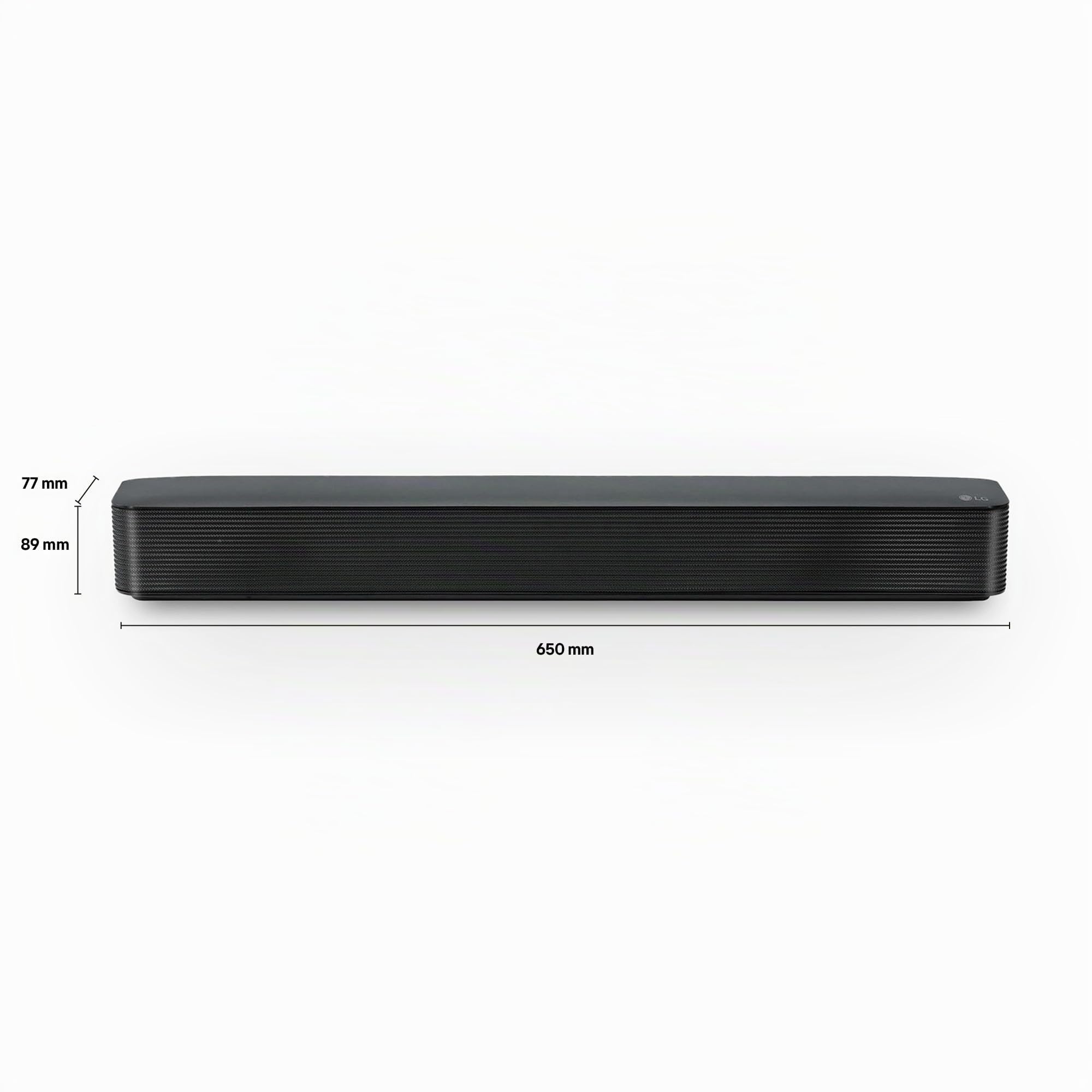 LG SQM1 - Soundbar, 40 W, All in One, Bluetooth 4.0, 2.0 Canali, Dolby Digital, Suono Bass Blast, Nero