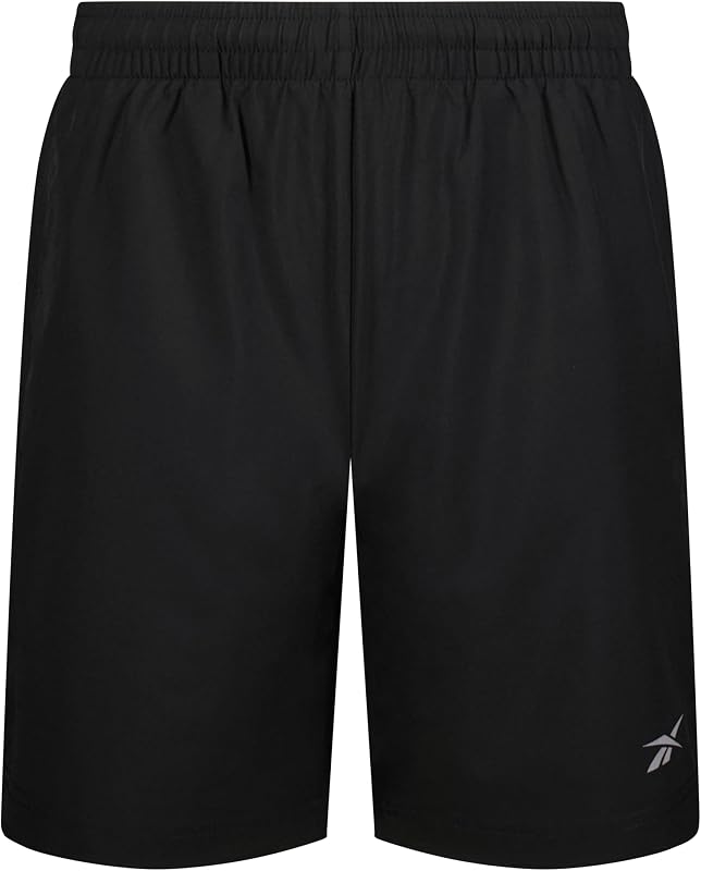 Reebok Boys' Vector Logo Woven Athletic Short