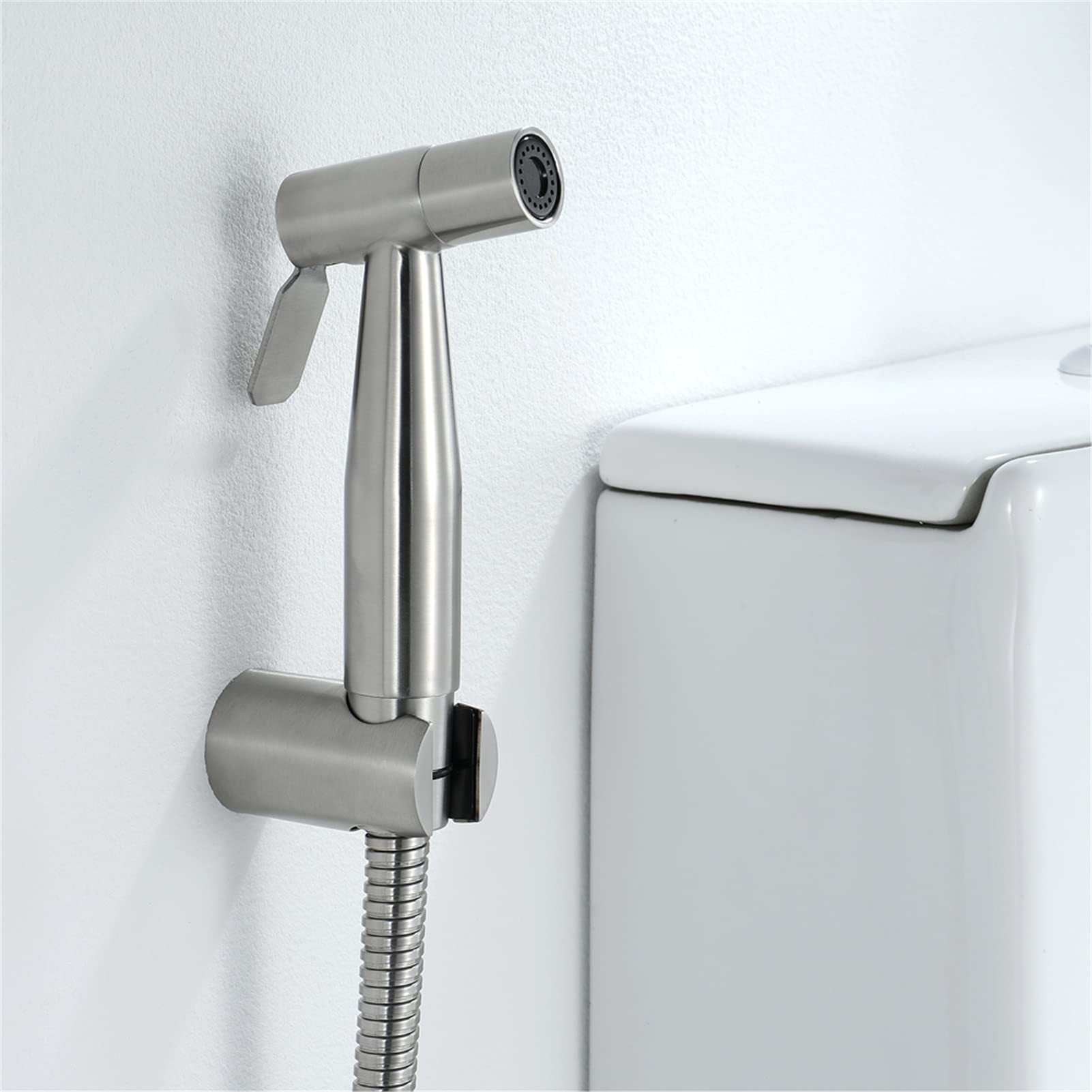 Spray Bidet Portatile per WC, Spray per Pannolini Lavabili per Neonati, Set di Spray Bidet detergente per WC in Acciaio Inossidabile