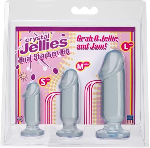 Miniatura 2 de Doc Johnson Kit de gelatinas de cristal para inicio anal, 0283-21-AM, Transparente, 1, 1