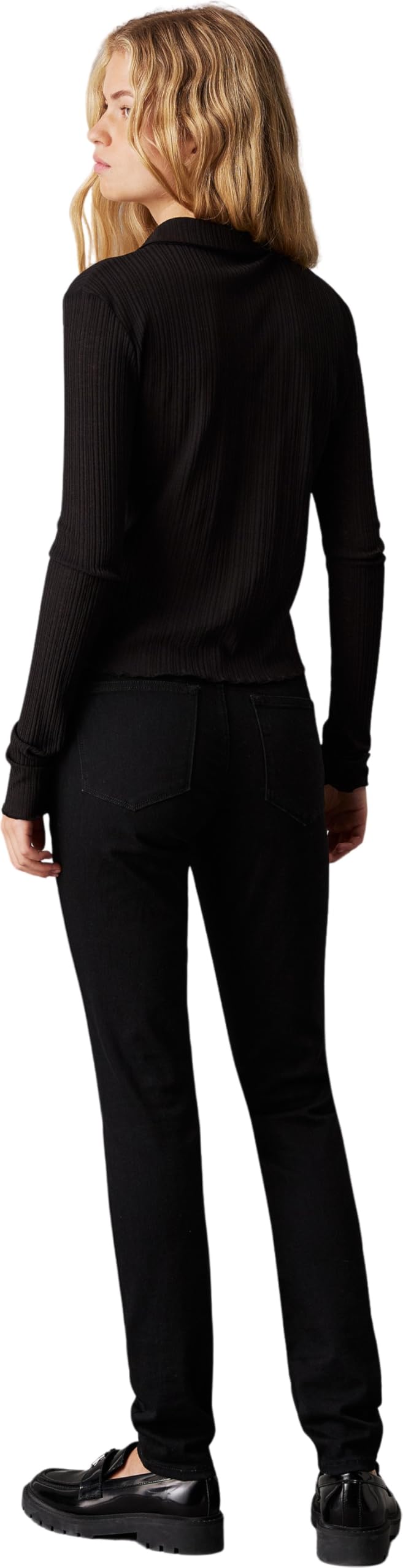 Calvin Klein Jeans - Mid Rise Skinny J20j221582, Pantaloni Donna