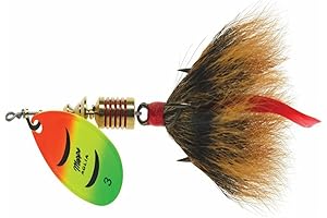 Mepps Aglia #3 Dressed Treble Fishing Lure - Hot Fire Tiger (HFT-BR)