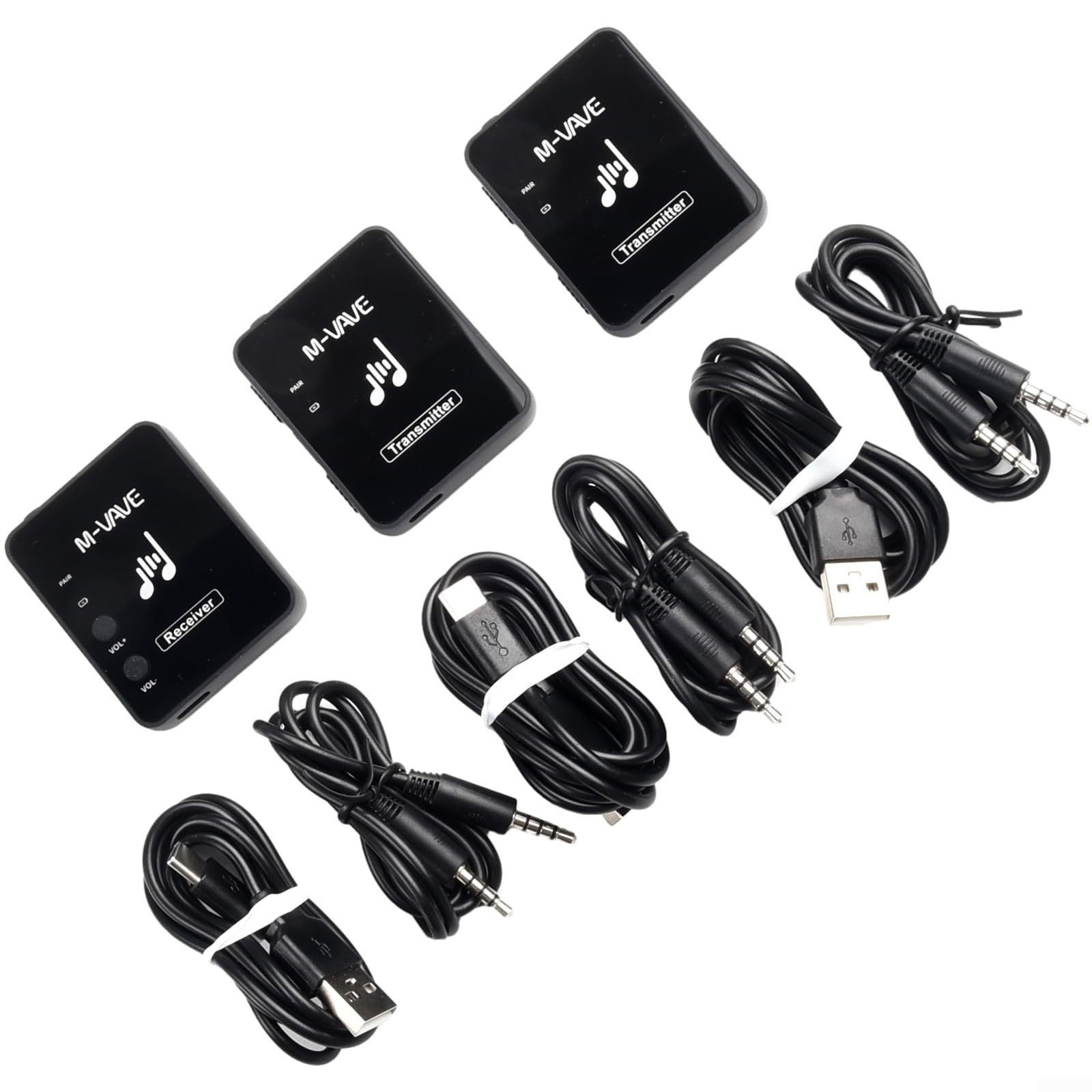 Digital Wireless Earphone Transmitter Receiver 30m(1 tran 2 receivers)
