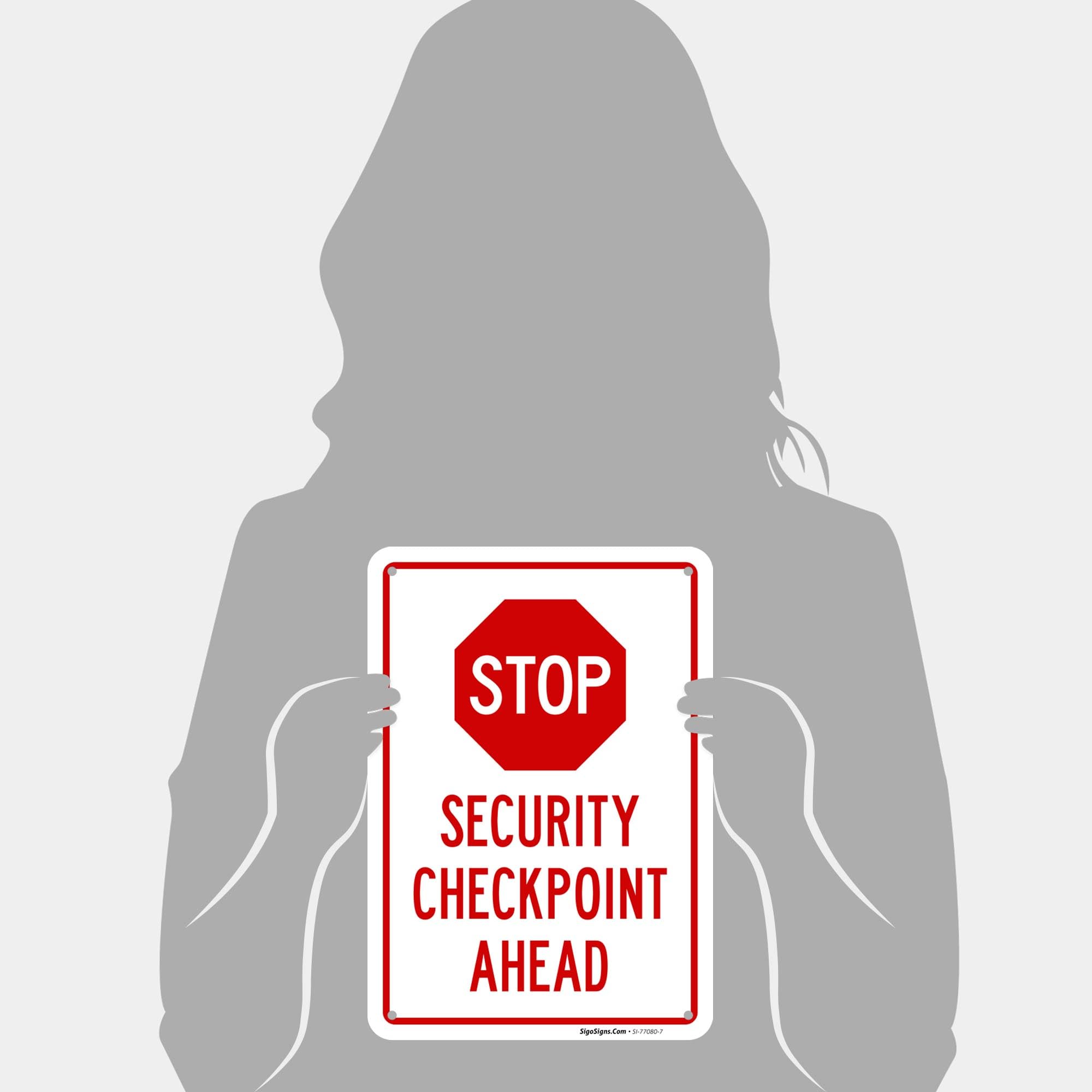 Security Checkpoint Sign Airport Security Strike Action Called Off