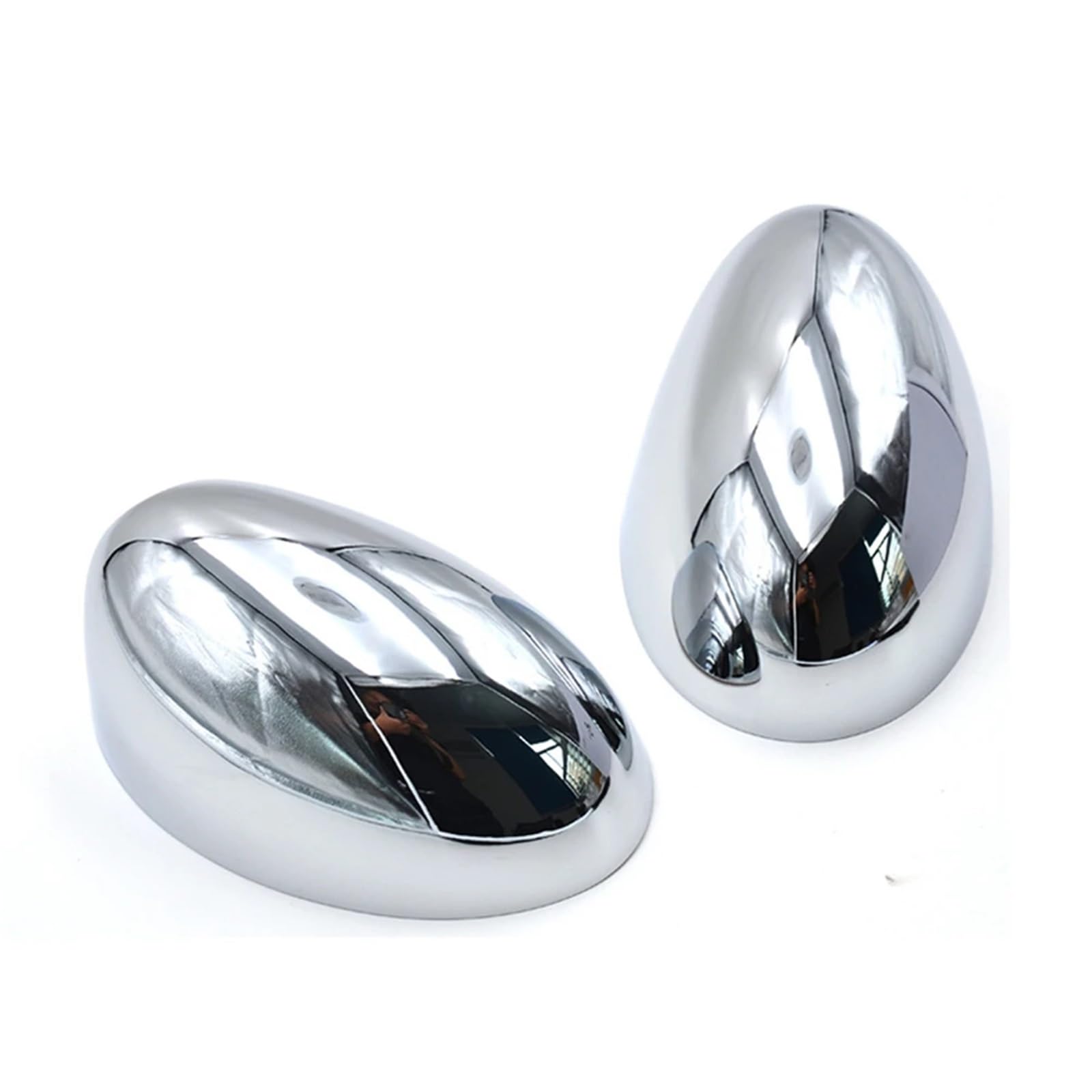 Coques de Protection de rétroviseur chromées compatibles avec Mini Cooper S One R50 R52 R53