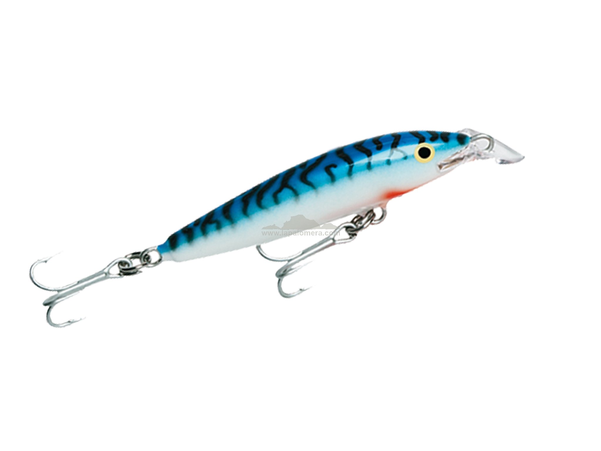 Ancien Leurre Rapala Vintage - Méné Flottant Double Aiguille, Couleur Verte, Neuf