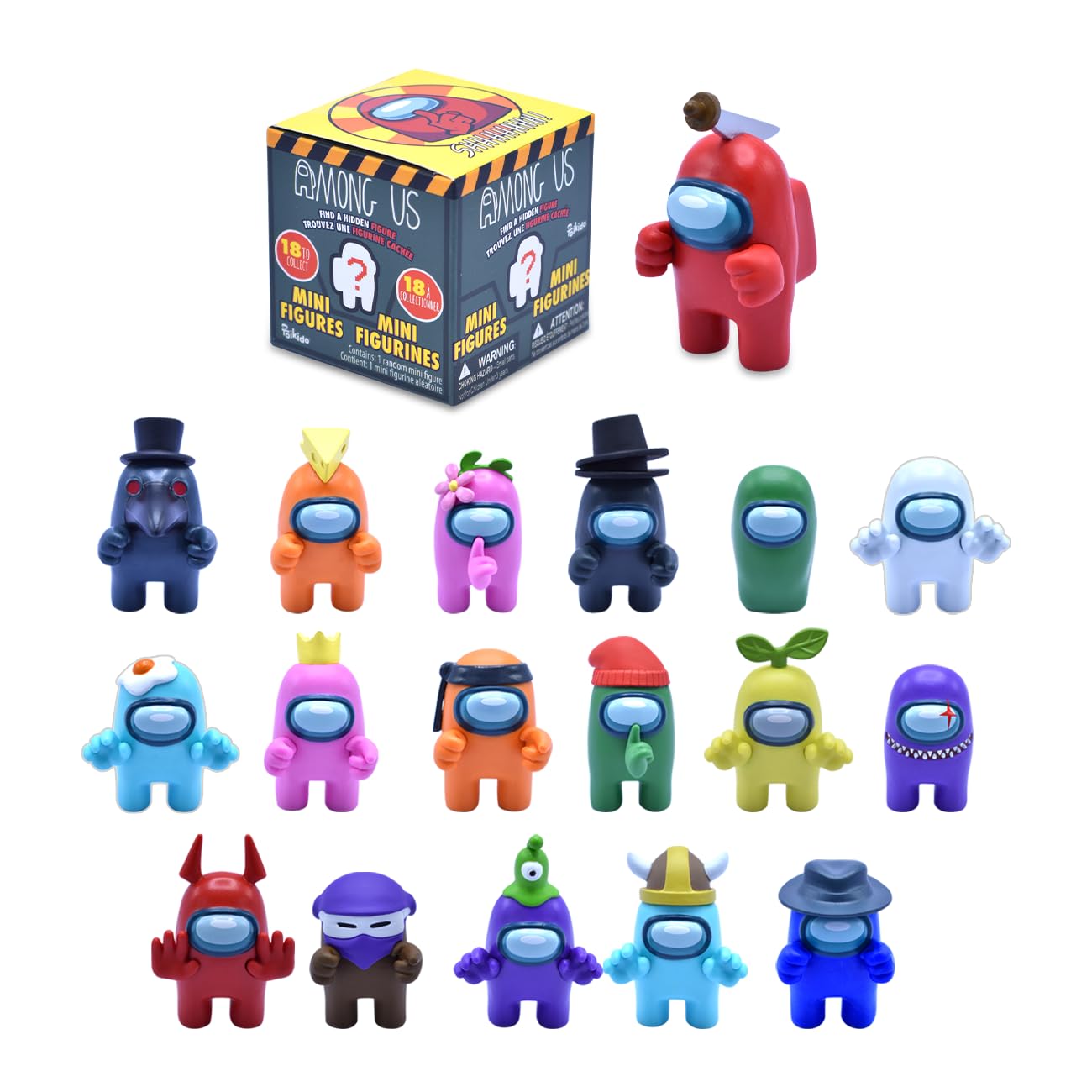 Amazon.com: Just Toys Among Us Mini Figures Blind Bag, 2 Inch