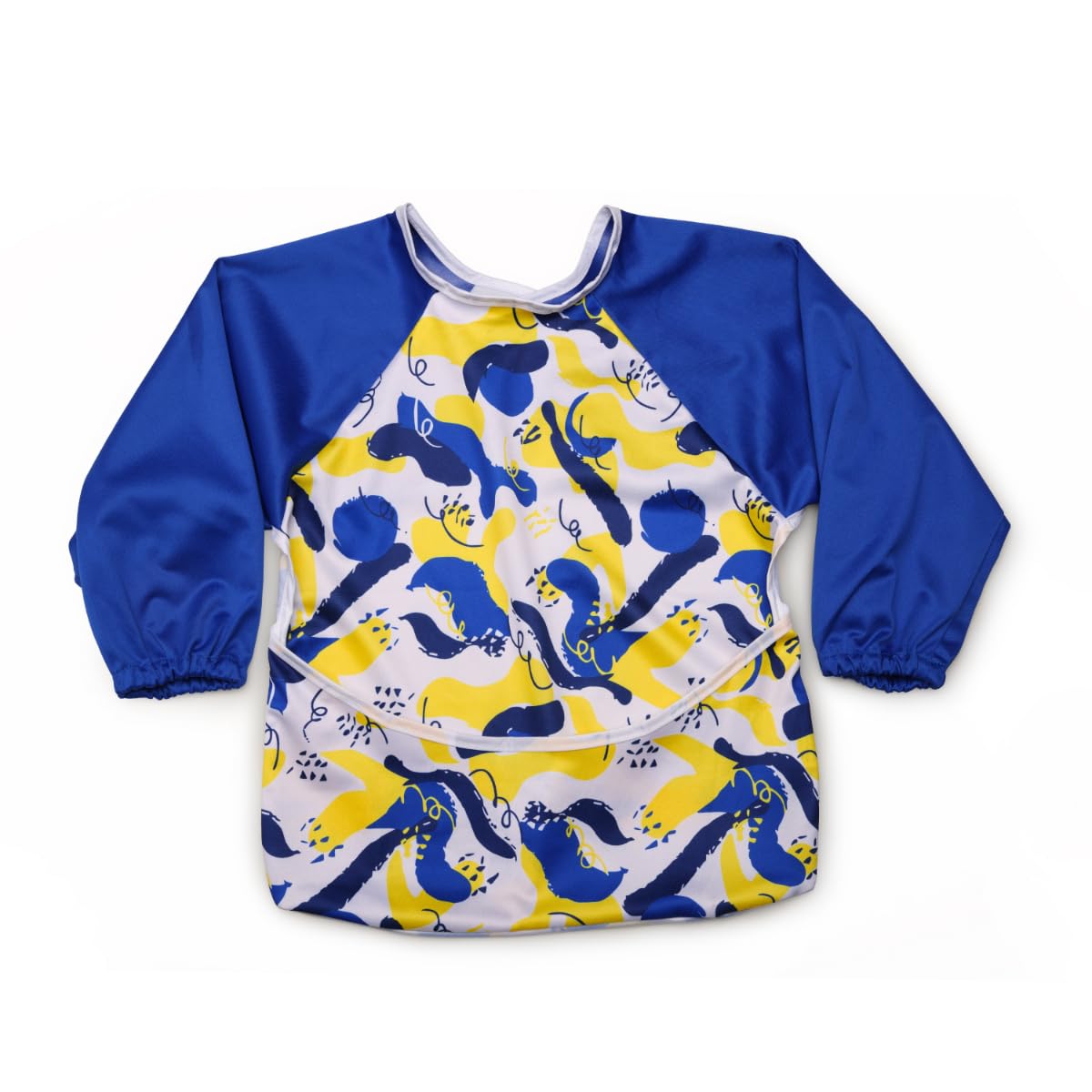 LuvLap Long Sleeve Baby Bib Cum Apron, Full Sleeve, Toddler's Leak-Free Baby Bib with Sleeves, Washable/Lightweight/Wipe