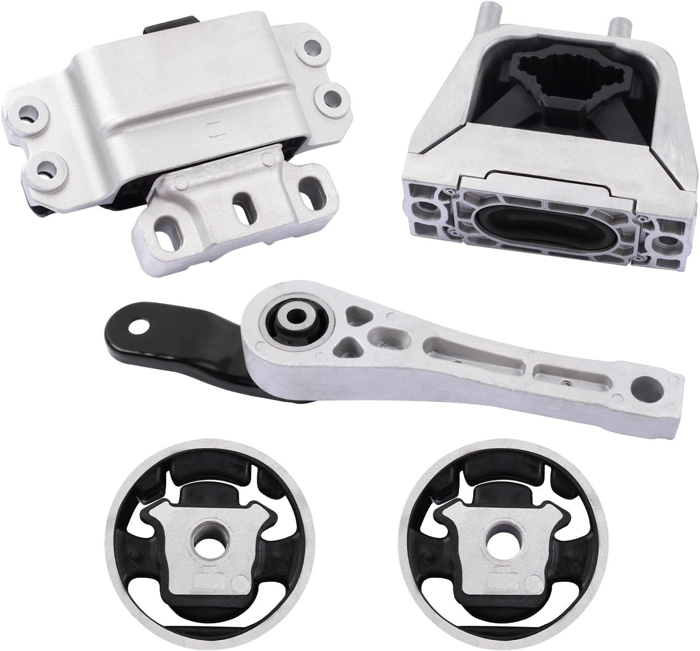 5pc Engine Motor & Transmission Mount Kit for 2005-2010 Jetta 2.0L Beetle 2.5L 2006-2014 Golf 2.5L 2012-2014 Passat 2006-2009 Rabbit 2006-2010 Beetle 2.0L