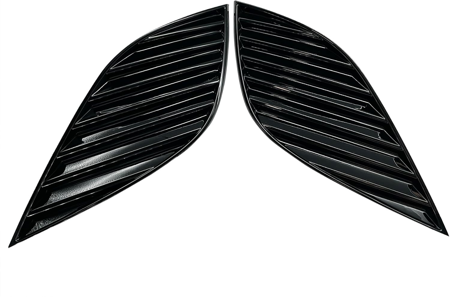 For Toyota Camry Fog Light Cover Glossy black Front Bumper Left and Right Insert Bezel trim 2018 2019 2020 SE XSE