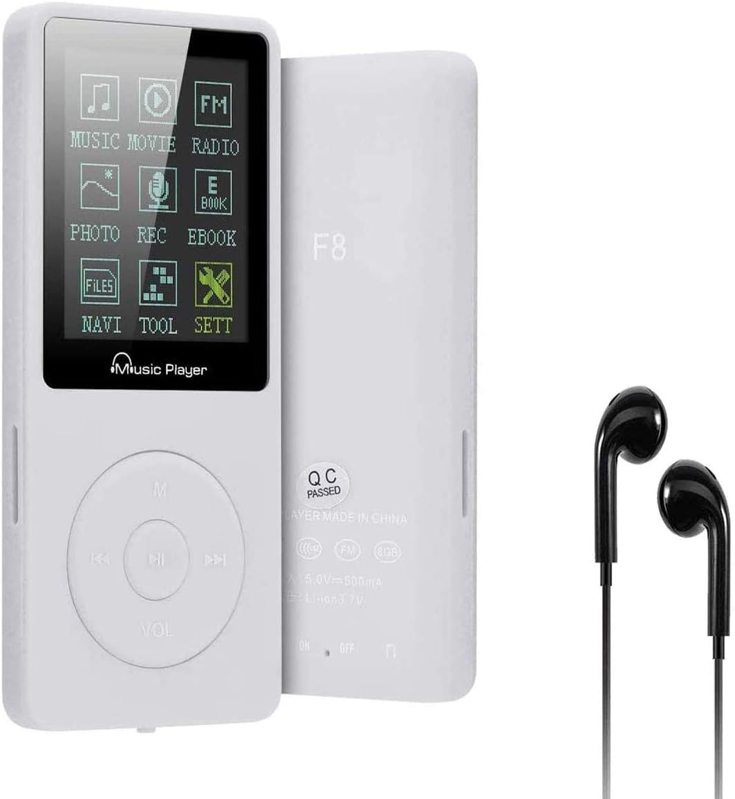 Lychee MP3 Player 70 Hours Music Playback MP3 Lossless Sound Entry Hi