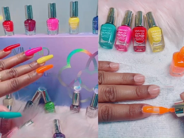 Amazon.com : SAVILAND Nail Polish Set Air-Dry: 36+3 Colors Nail